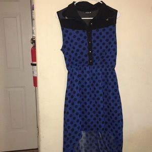 Blue Polka Dot Dress